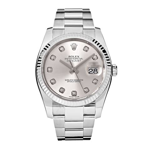 rolex oyster 36mm steel and white gold price|Rolex 36mm oyster perpetual datejust.